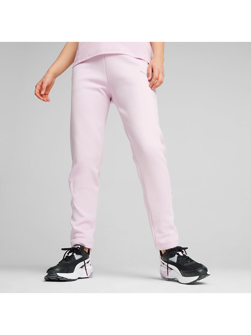 Pembe EVOSTRIPE Kadın Yüksek Eşofman Altı-6