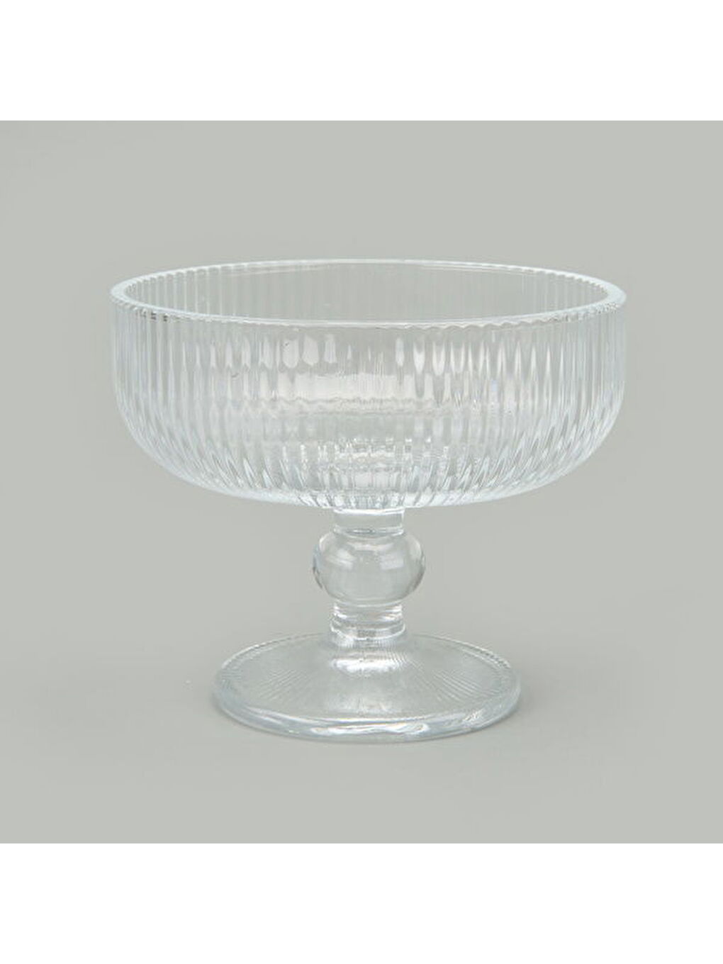 Renksiz Cam Dondurmalık - Şeffaf - 330 ml-1