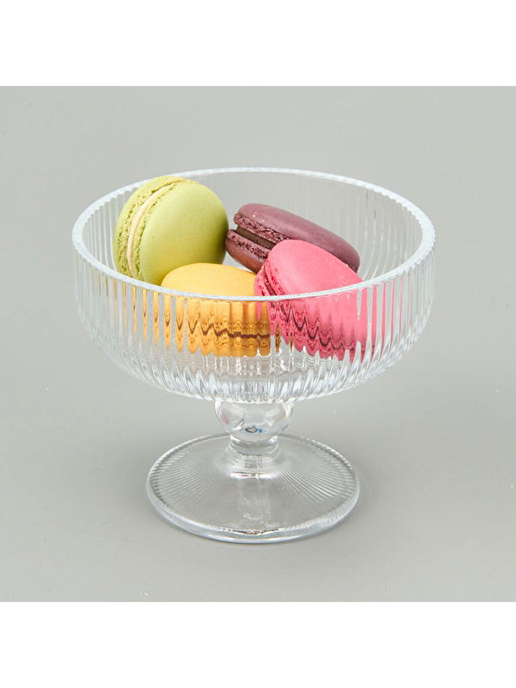 Renksiz Cam Dondurmalık - Şeffaf - 330 ml-4