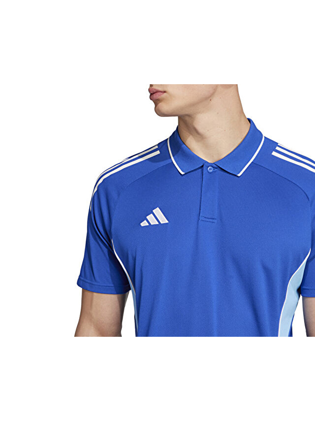 Tiro25c Erkek Futbol Polo Yaka Tişört Jy1803 Mavi-3