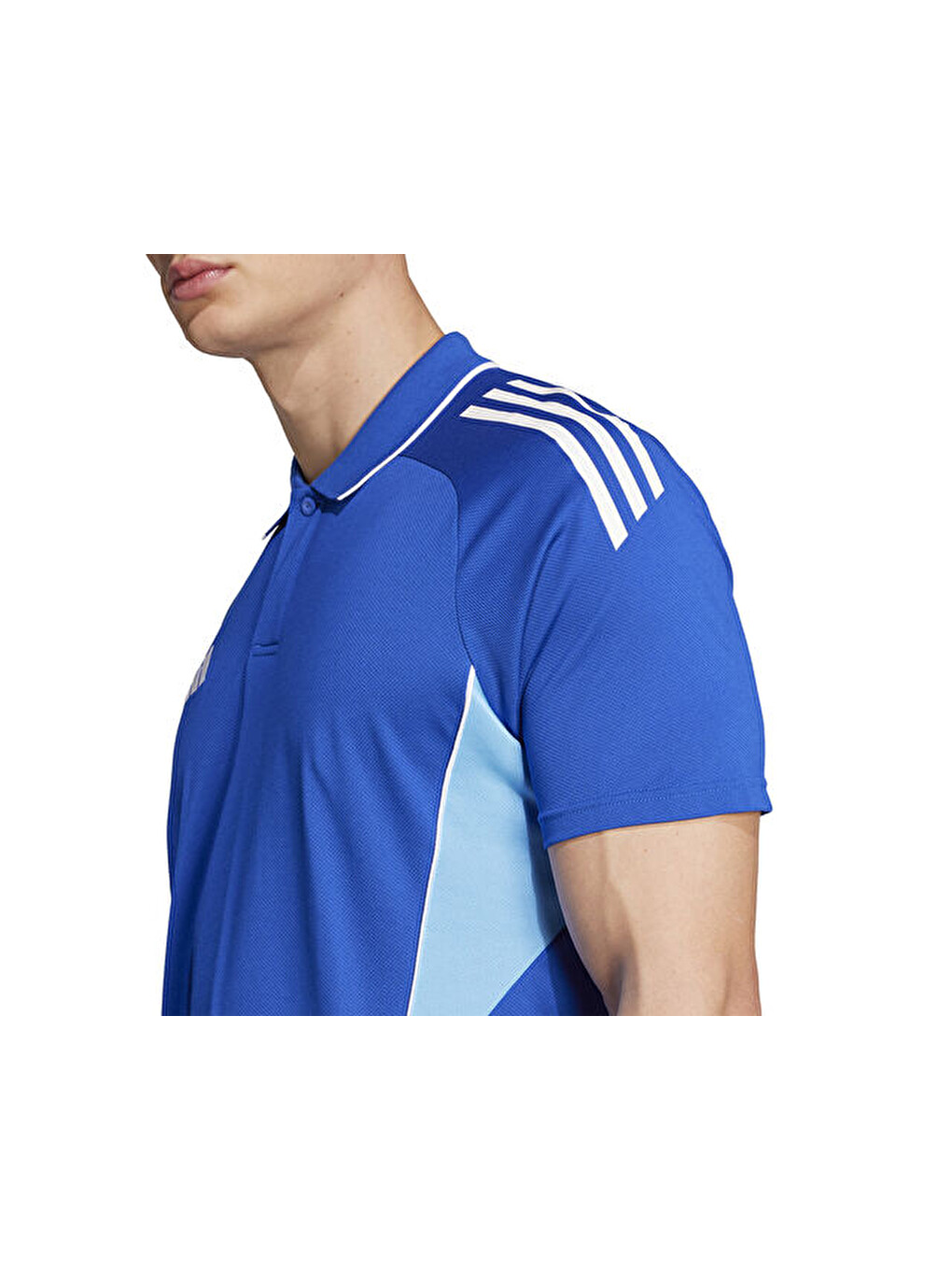 Tiro25c Erkek Futbol Polo Yaka Tişört Jy1803 Mavi-4