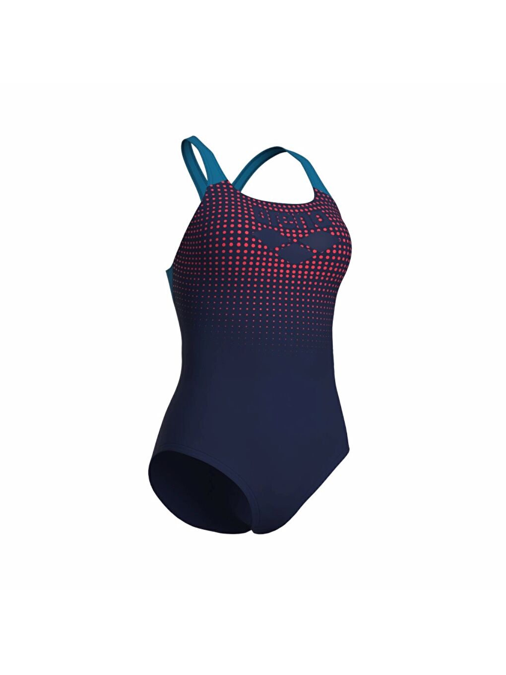 Lacivert Foggy Dots Swimsuit Swim Kadın Yüzücü Mayosu 007986760-1