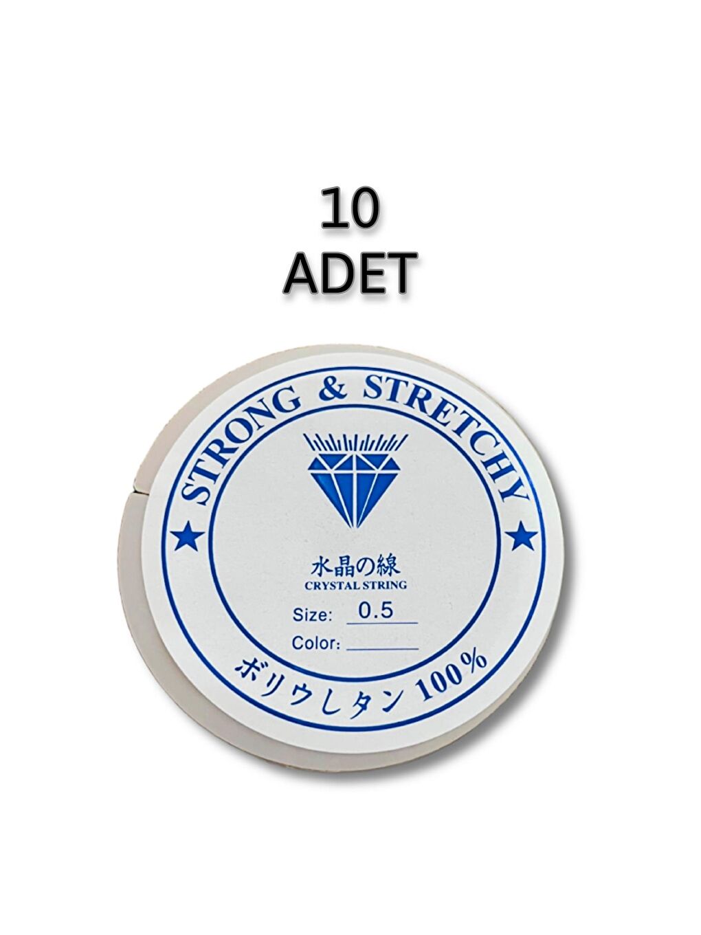 Esnek Misina 0.5 mm 15 mt Takı Misinası 10 Adet