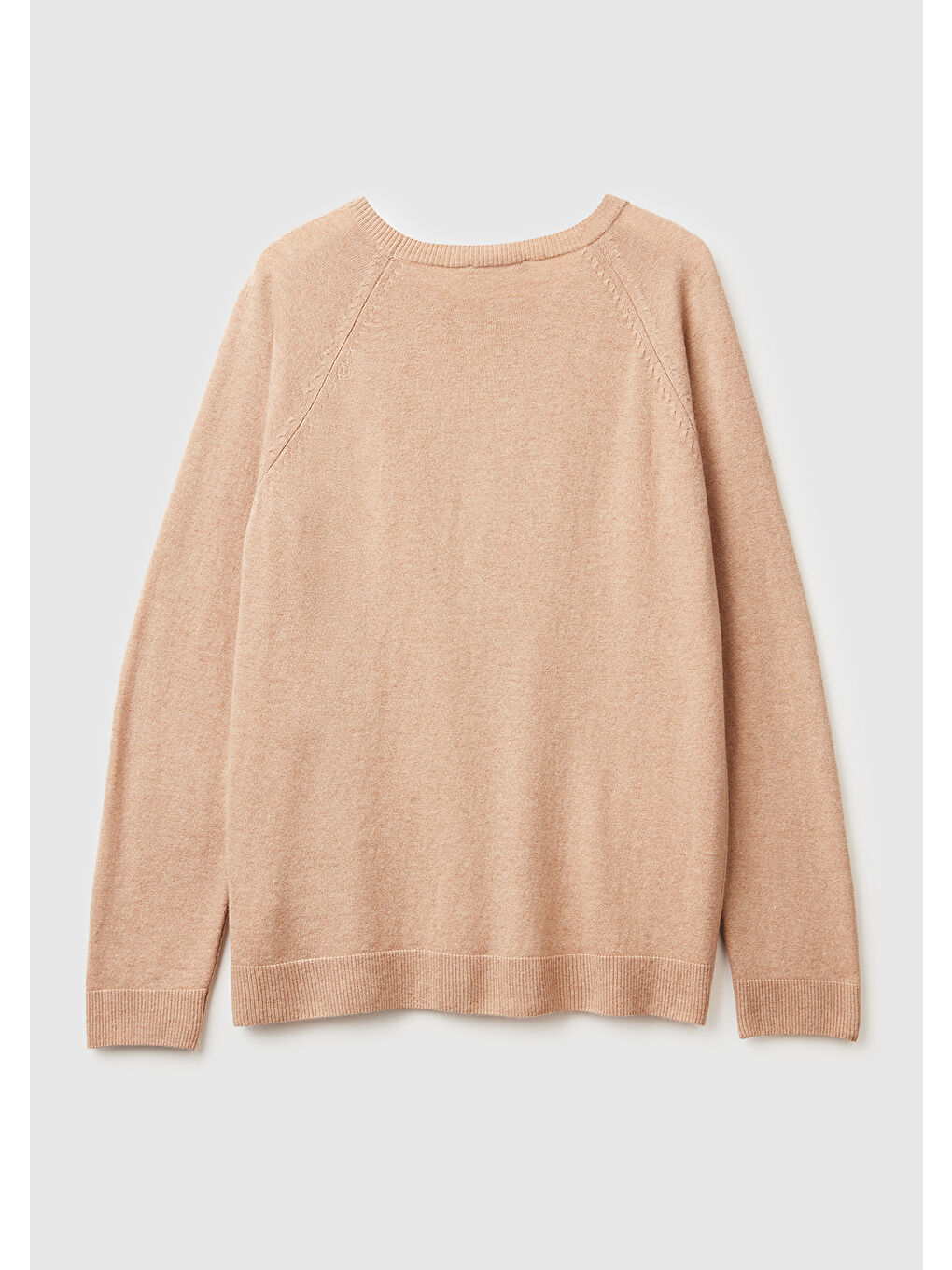 Kadın Turuncu Kaşmir Karışımlı Kazak-3