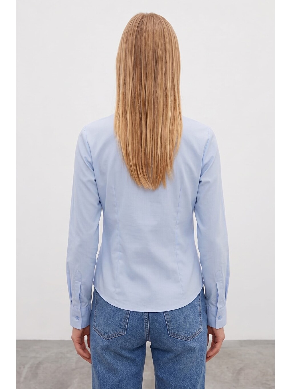 Mavi Basic Pensli Slim Fit Gömlek-2