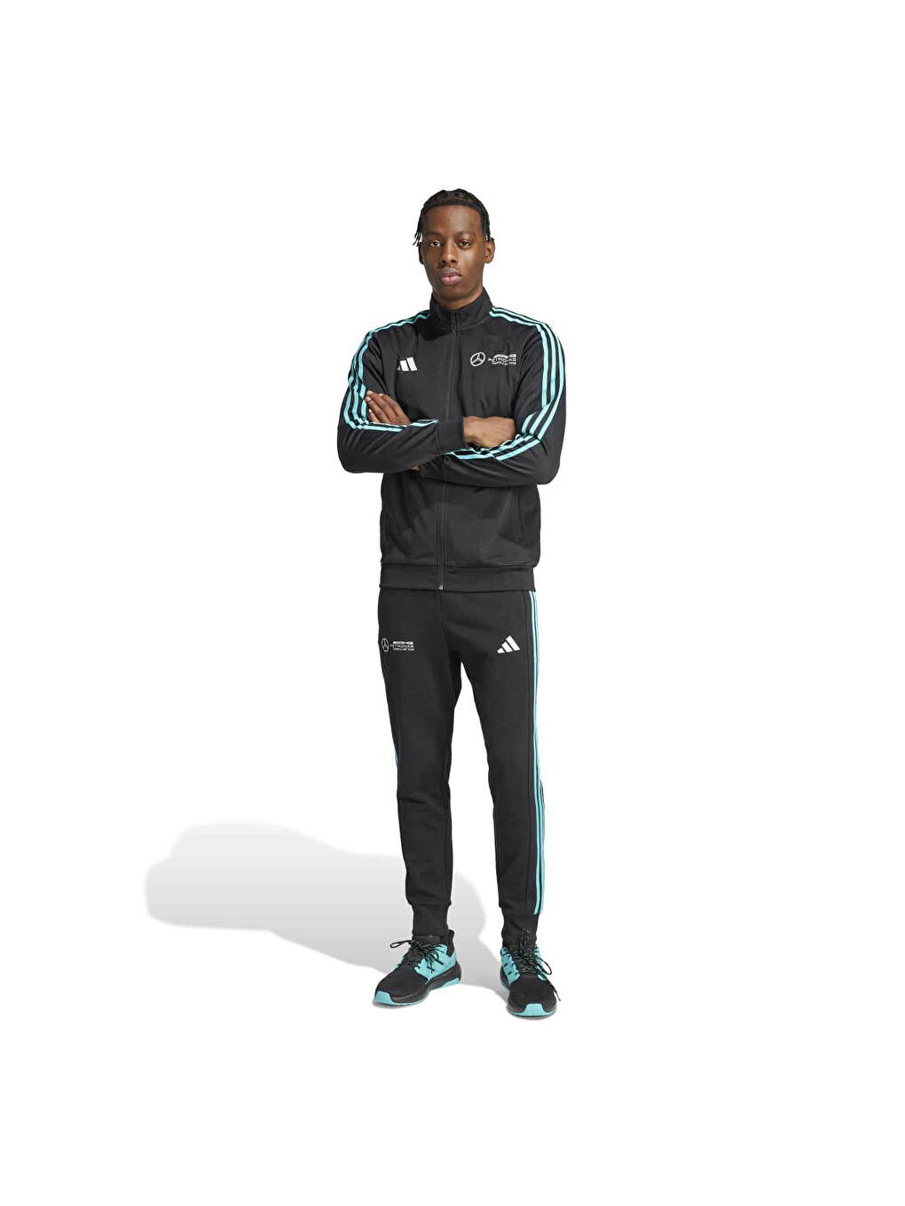 Mercedes DNA TT Erkek Siyah Dik Yaka Ceket-2