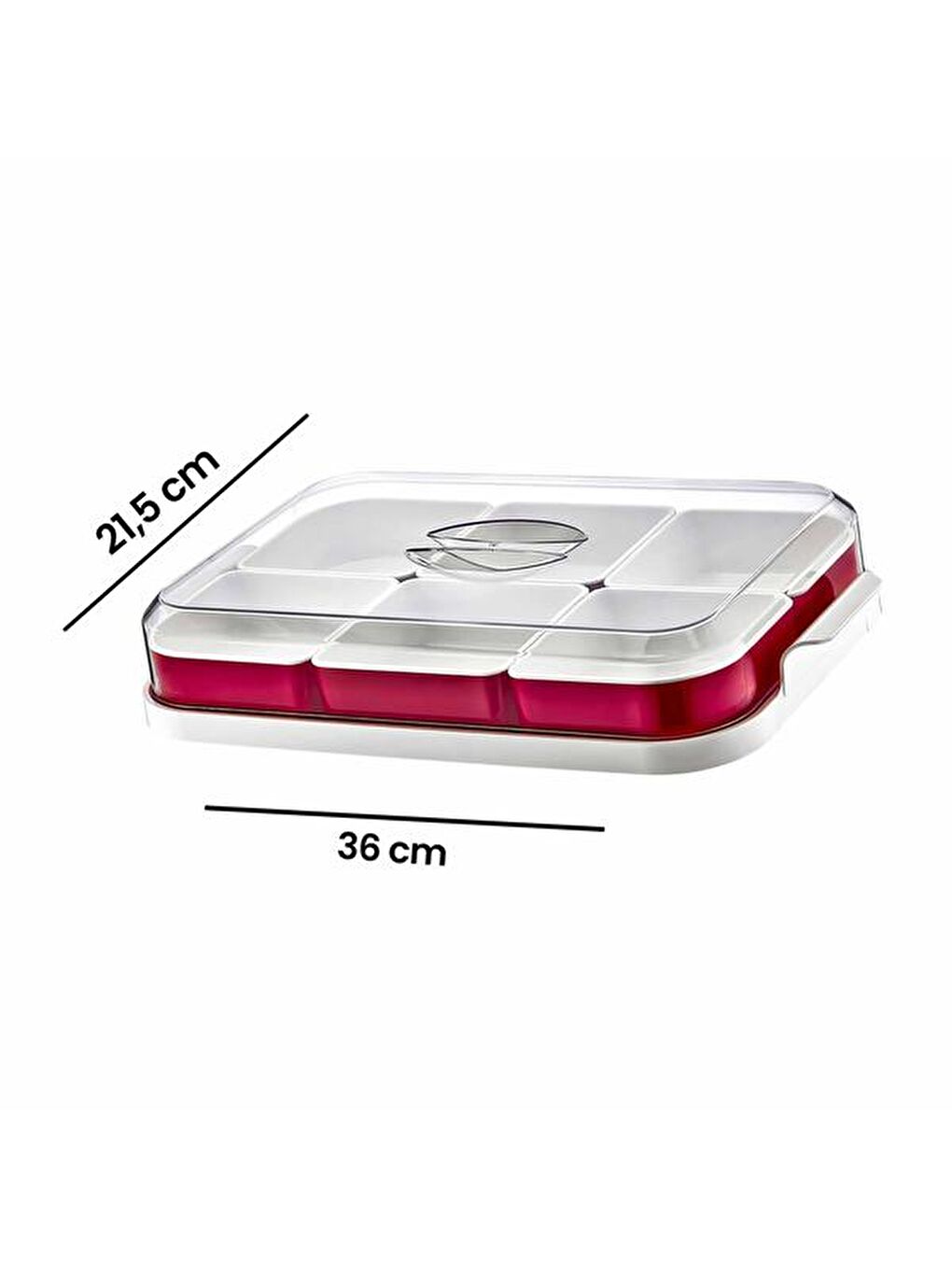 Karışık Çift Renkli 6 Bölmeli Kahvaltılık-2