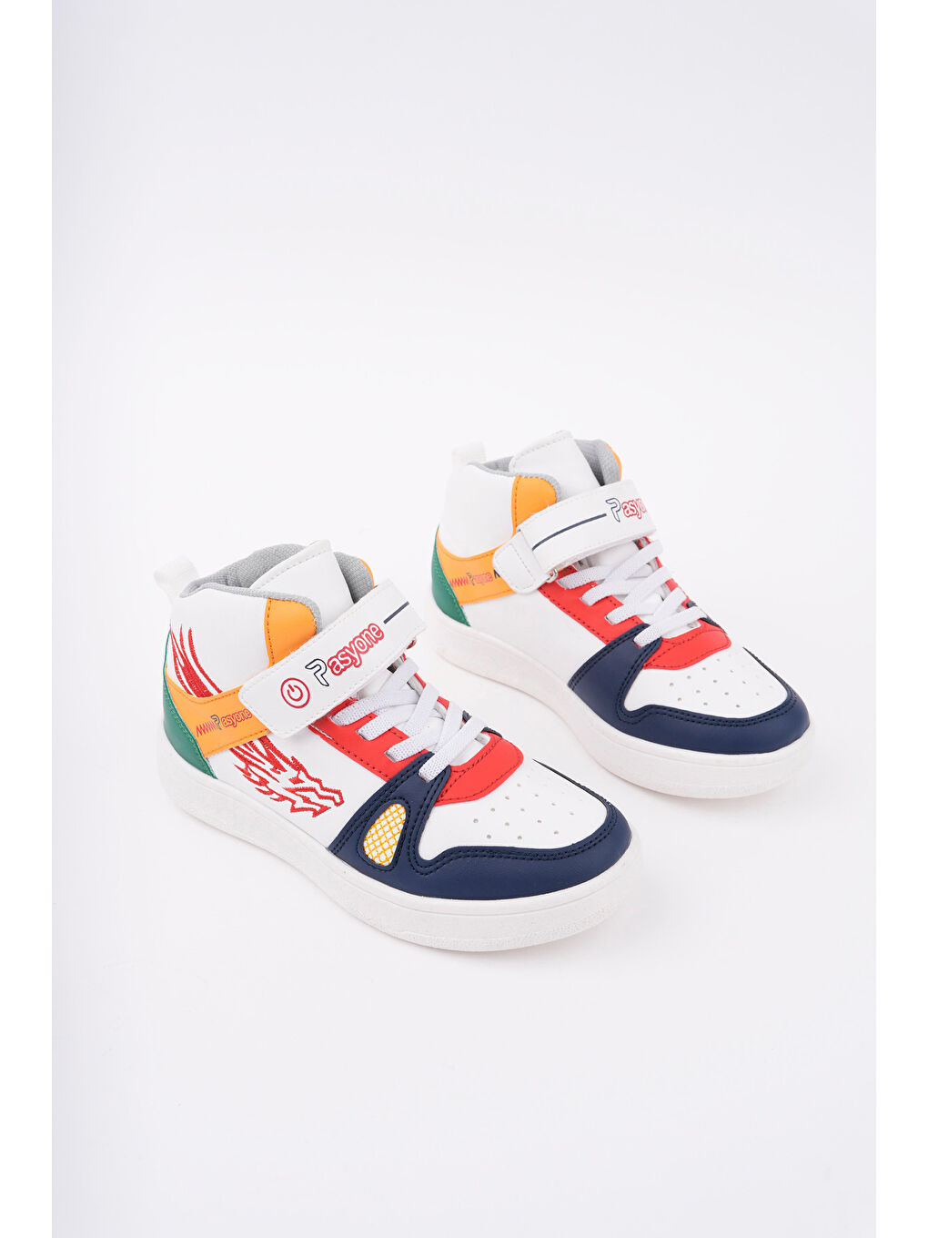 Beyaz Çocuk Boğazlı Günlük Spor Ayakkabı-3