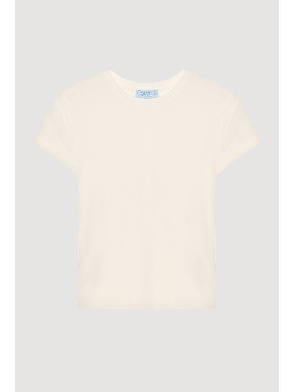 Bisiklet Yaka Basic Tişört 3 lü Paket Siyah/Ekru/Karmelanj-1