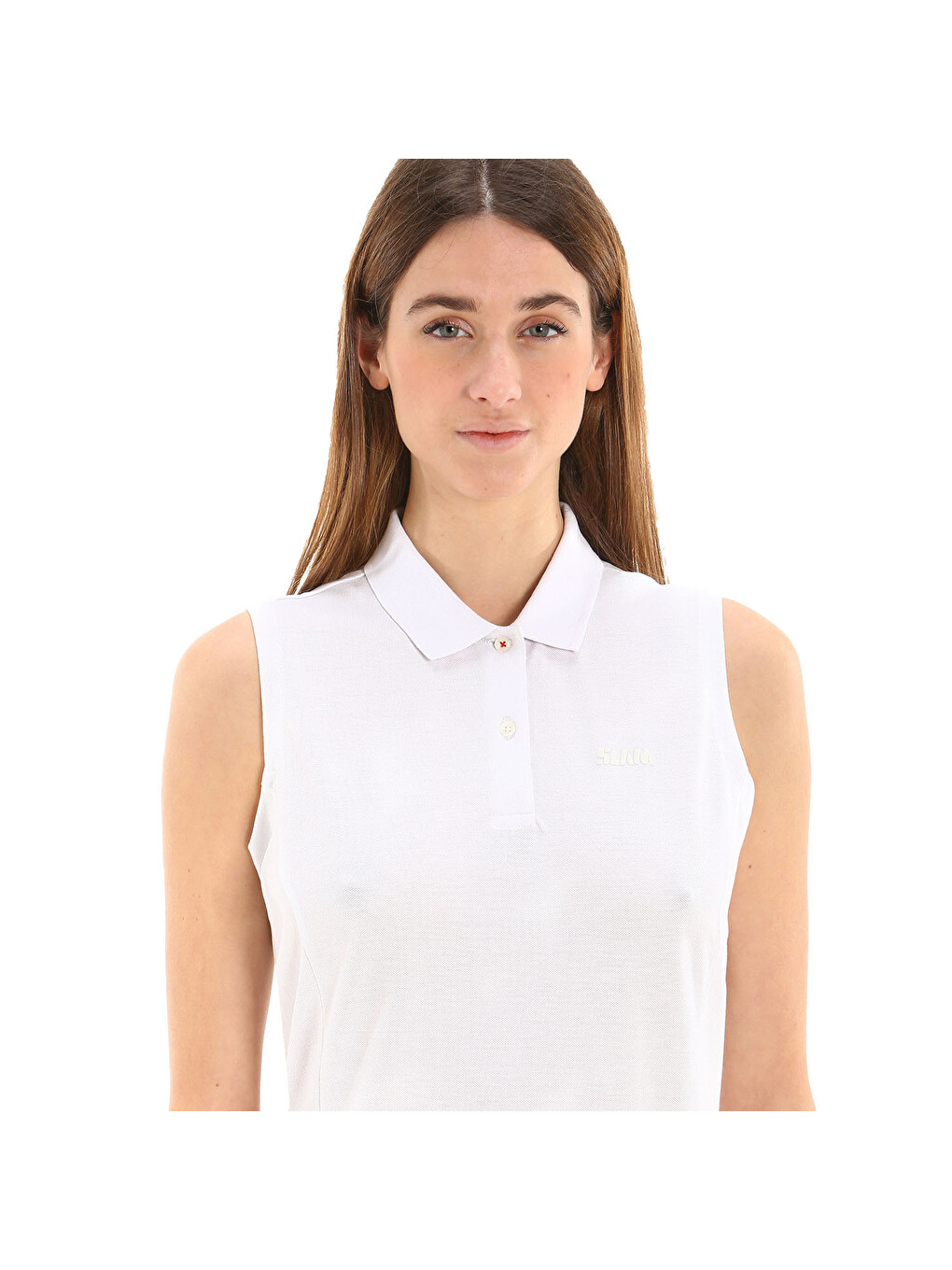 Deck Ws Sl Polo Kadın Beyaz Tank Top-1