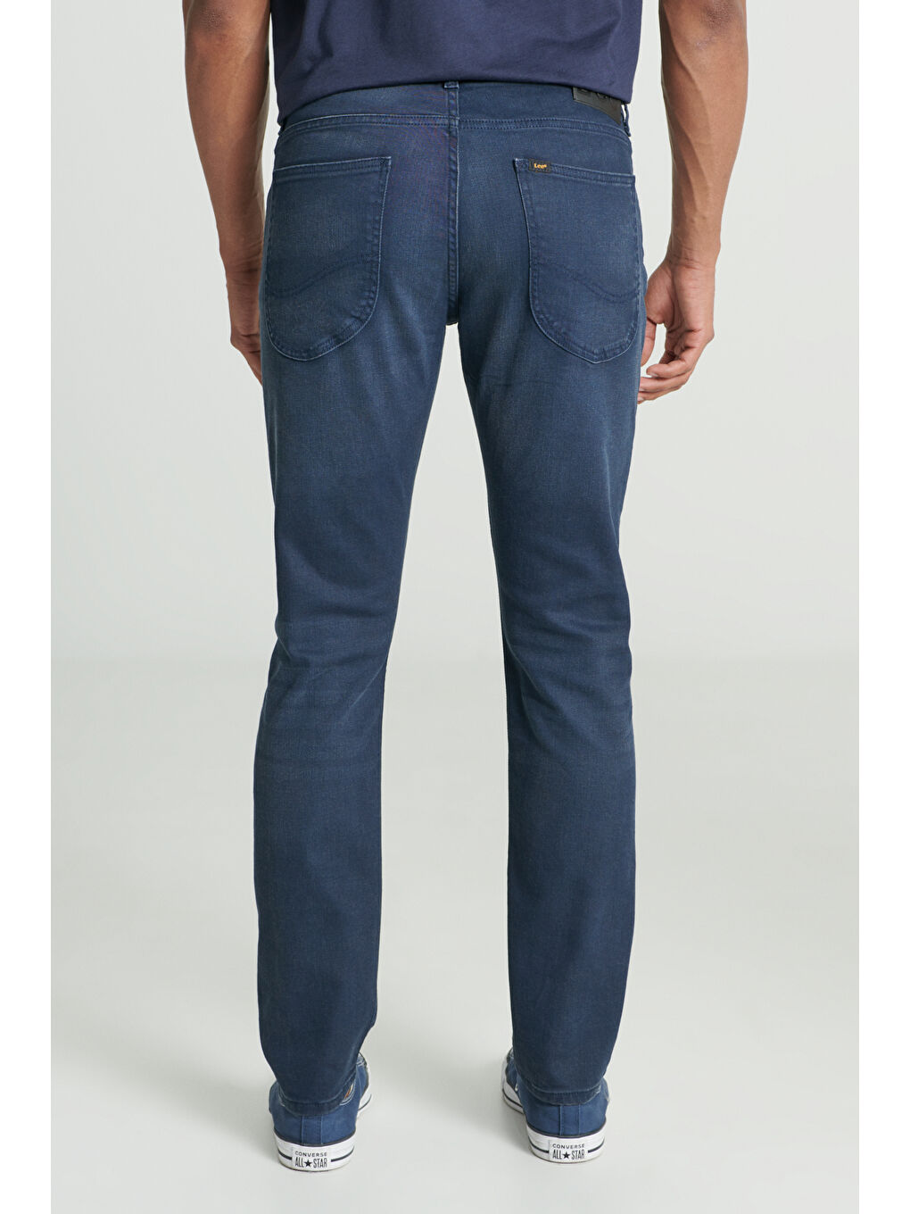 Slim Fit Dar Kesim Düşük Bel Antrasit Esnek Luke Jean Pantolon-4