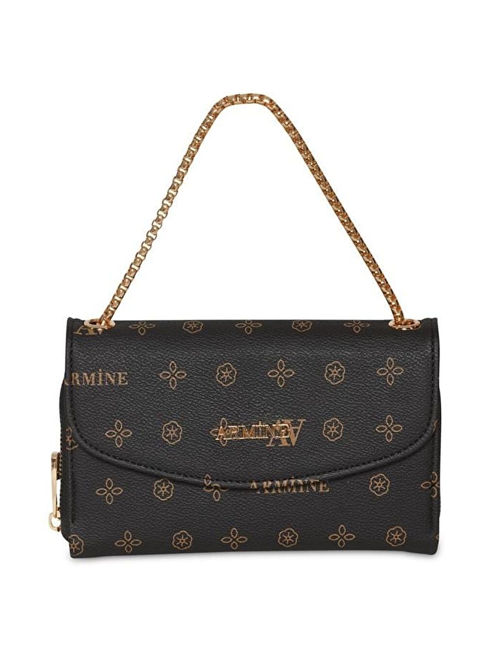 El Çantası Baskılı 25Yd7014 Siyah