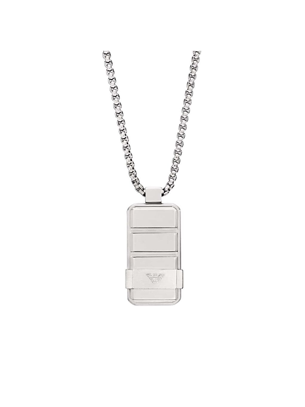 Gri AJEGS3078-040 Erkek Kolye-1