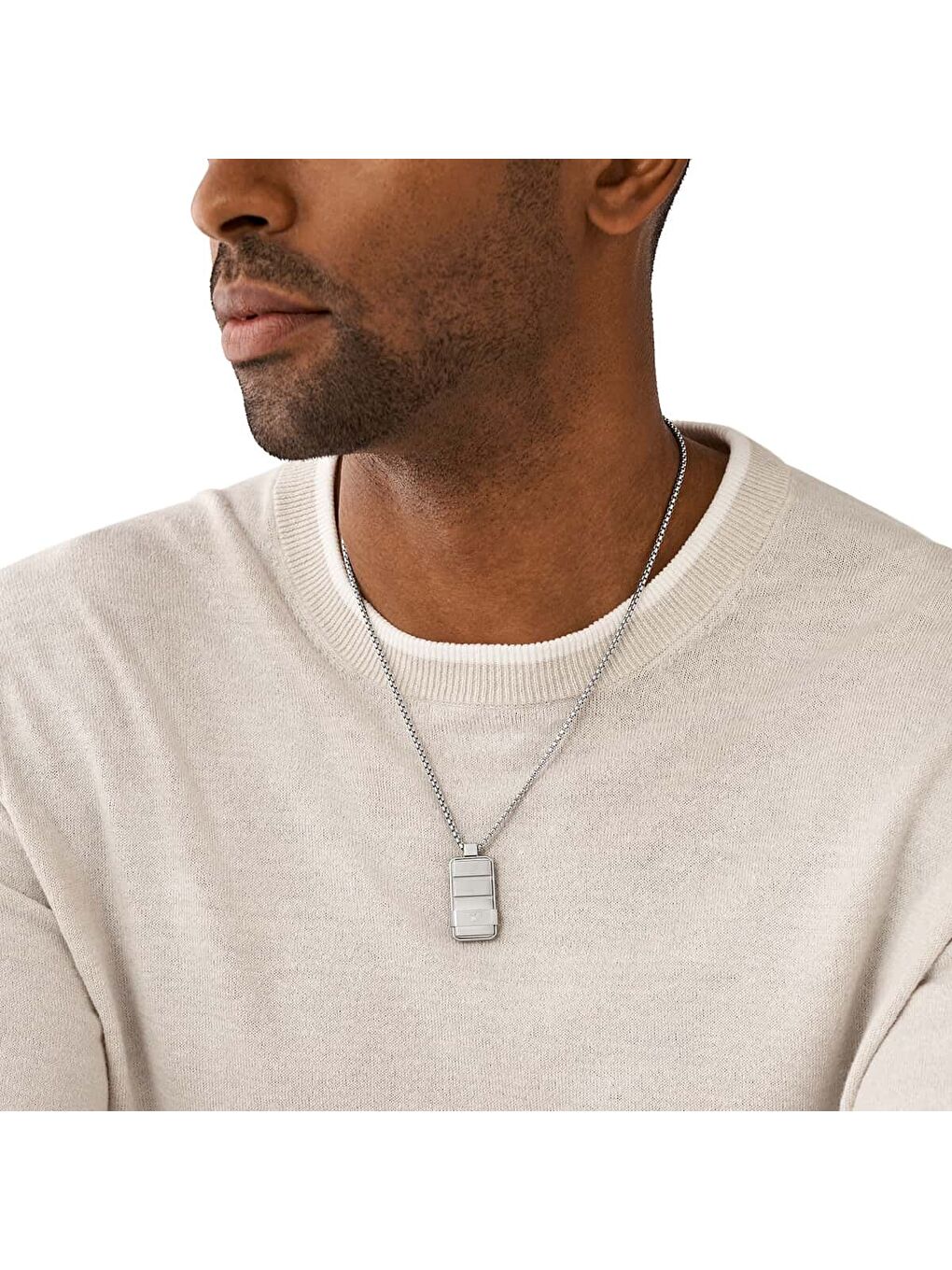 Gri AJEGS3078-040 Erkek Kolye-3