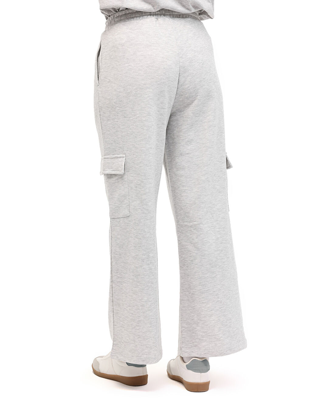 Gri WL 22GANI BTS806 5PR GRI MELANJ Kadın Eşofman Altı-1