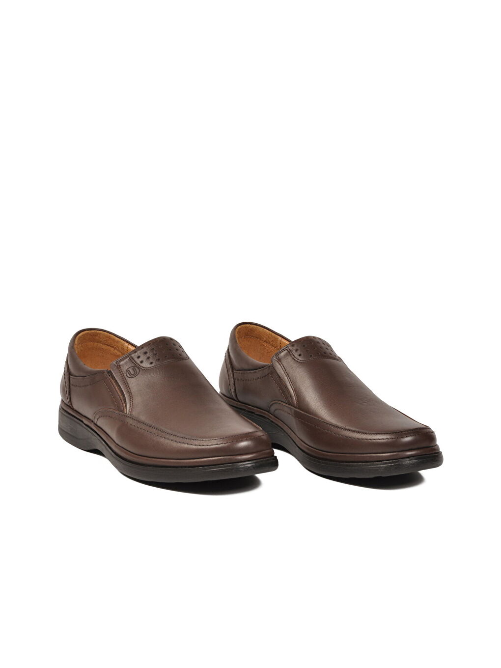 Kahverengi Kahve Hakiki Deri Erkek Casual Ayakkabı 016 M-2
