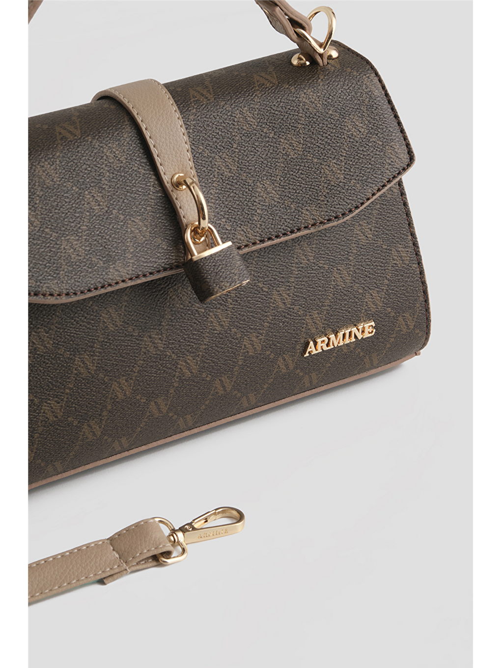 Çanta Noktalı 25Yd7425 Kahverengi-2