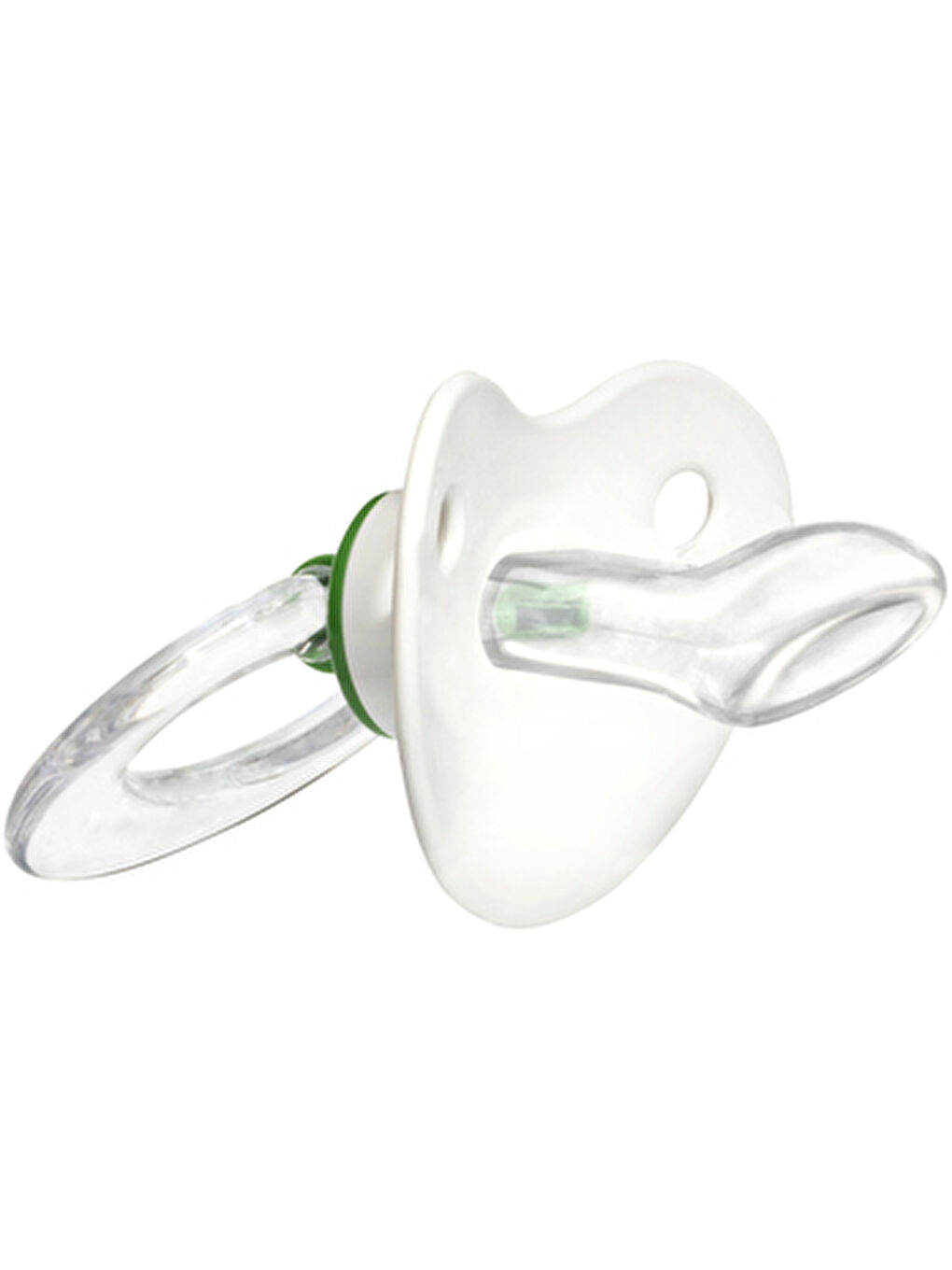 Şeffaf Desenli Damaklı Emzik No:1 - PEMBE-1