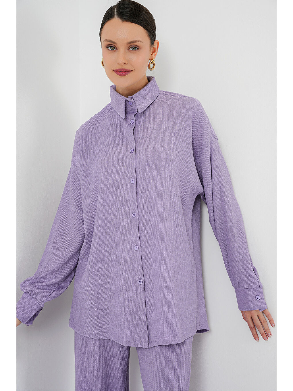 5858 Örme İkili Takım - Lila-2