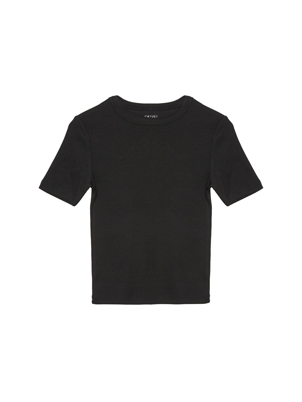 Lila Fitilli Basic Tişört 3 lü Paket Siyah/Ekru/Bej-1