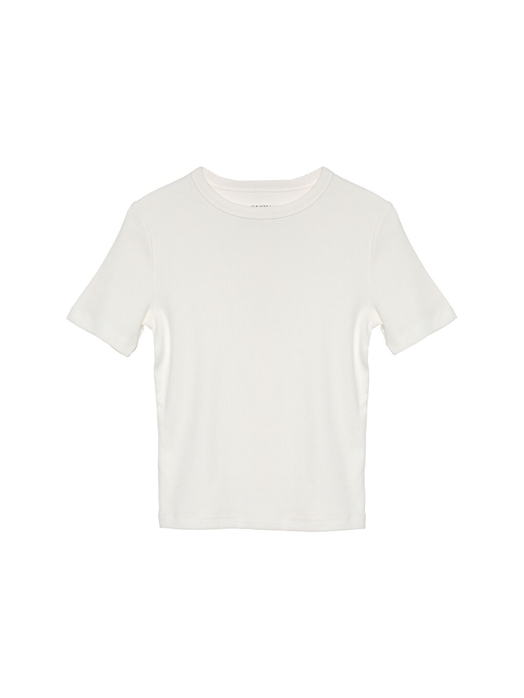 Lila Fitilli Basic Tişört 3 lü Paket Siyah/Ekru/Bej-2