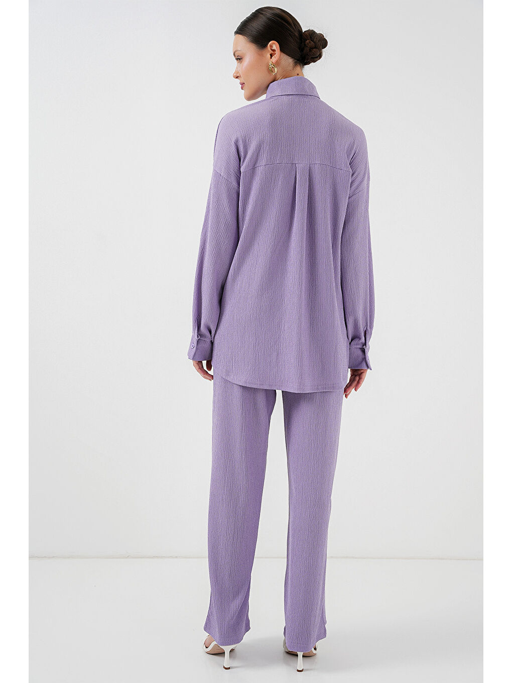 5858 Örme İkili Takım - Lila-5