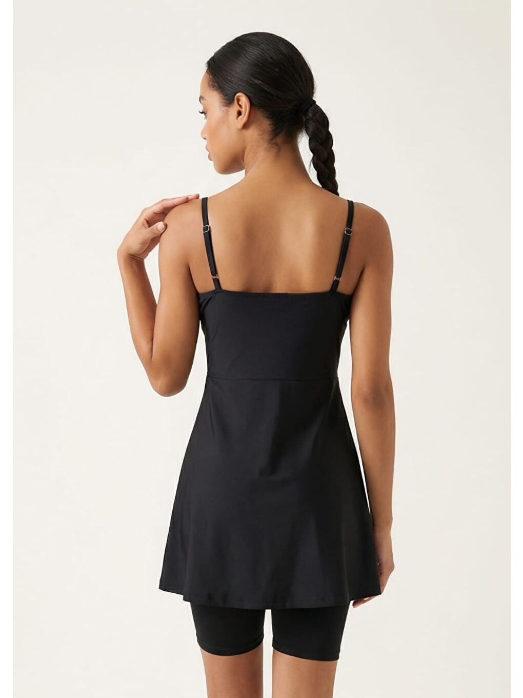 Siyah Etekli Mayo - Puantiye-5