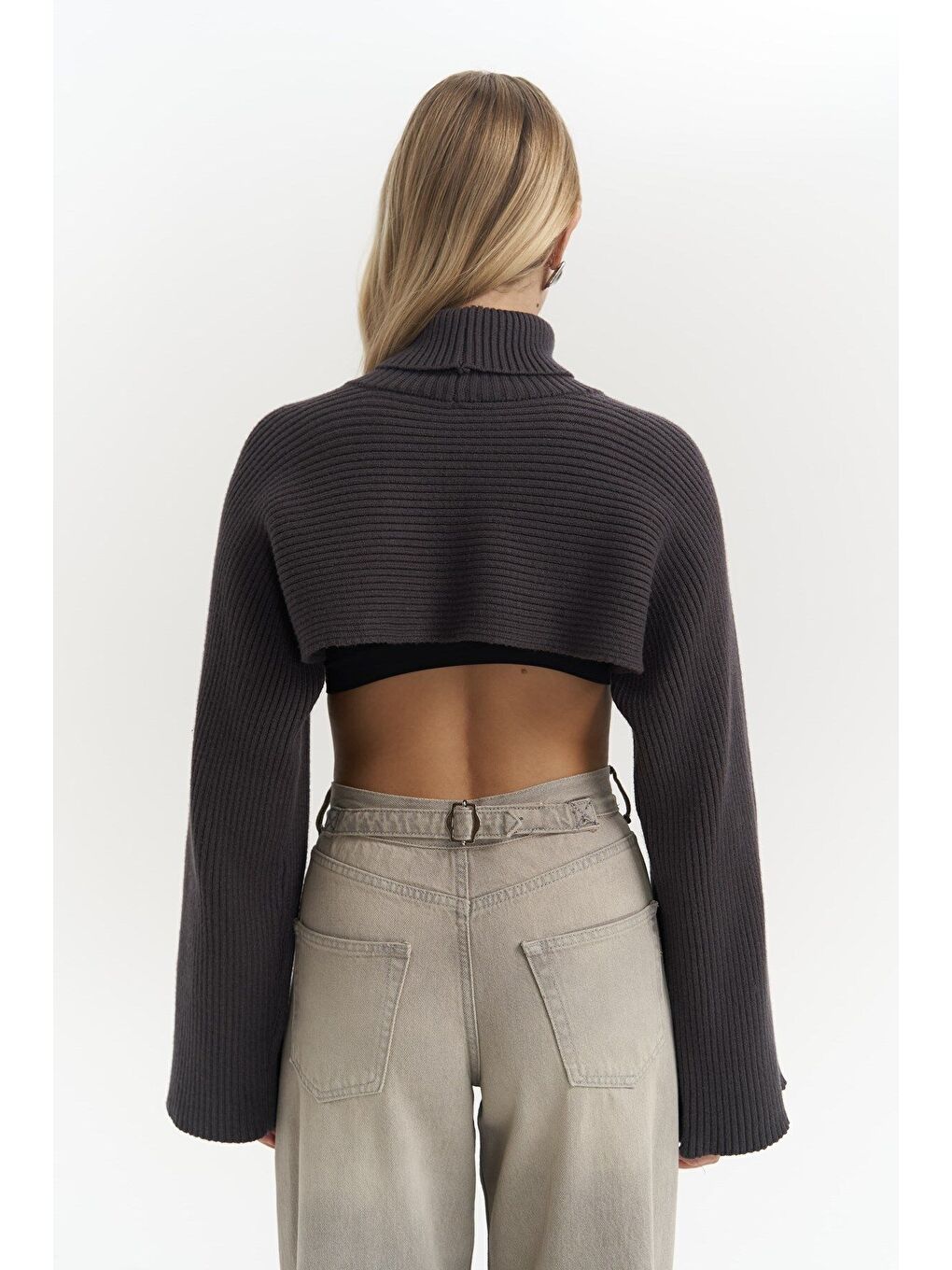 Coperni Antrasit Triko Bolero-3