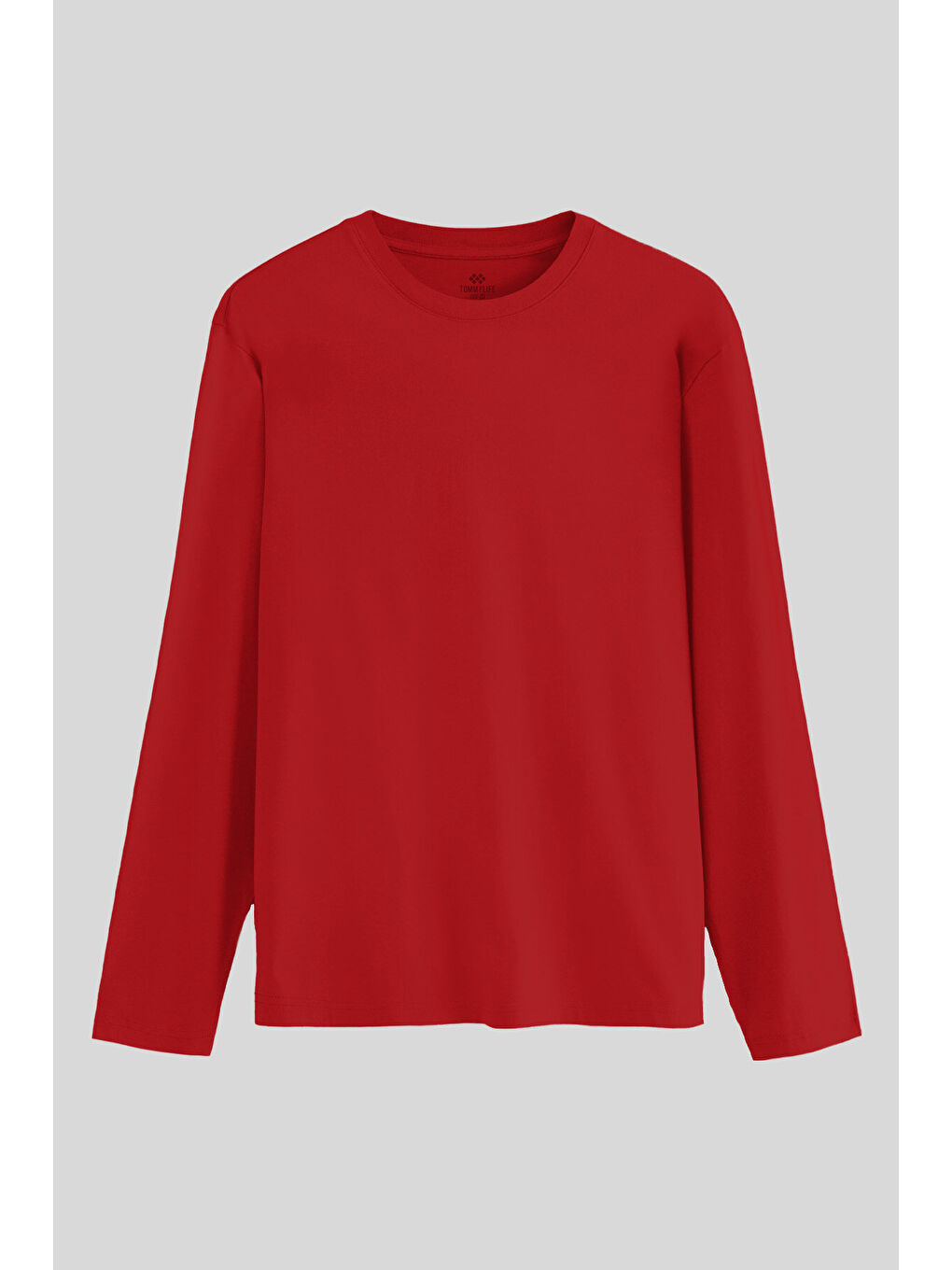 Kırmızı Standart Fit Basic O Yaka Erkek Sweatshirt - 87997