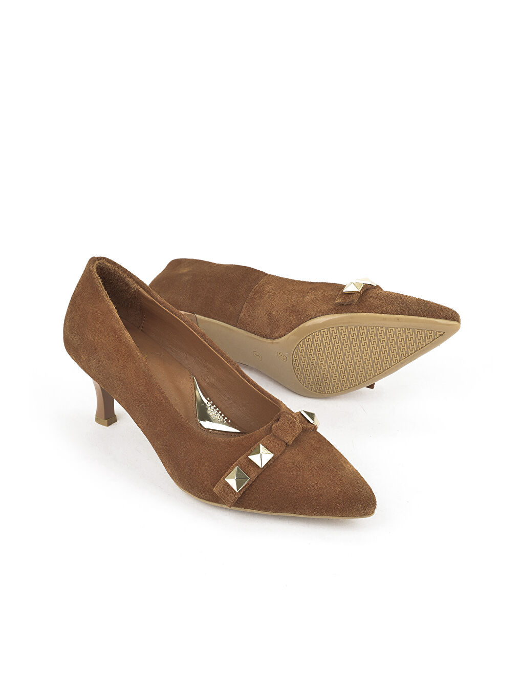 Kahverengi Kadın Hakiki Deri Ayakkabı 1531050Z26105005K Taba-3