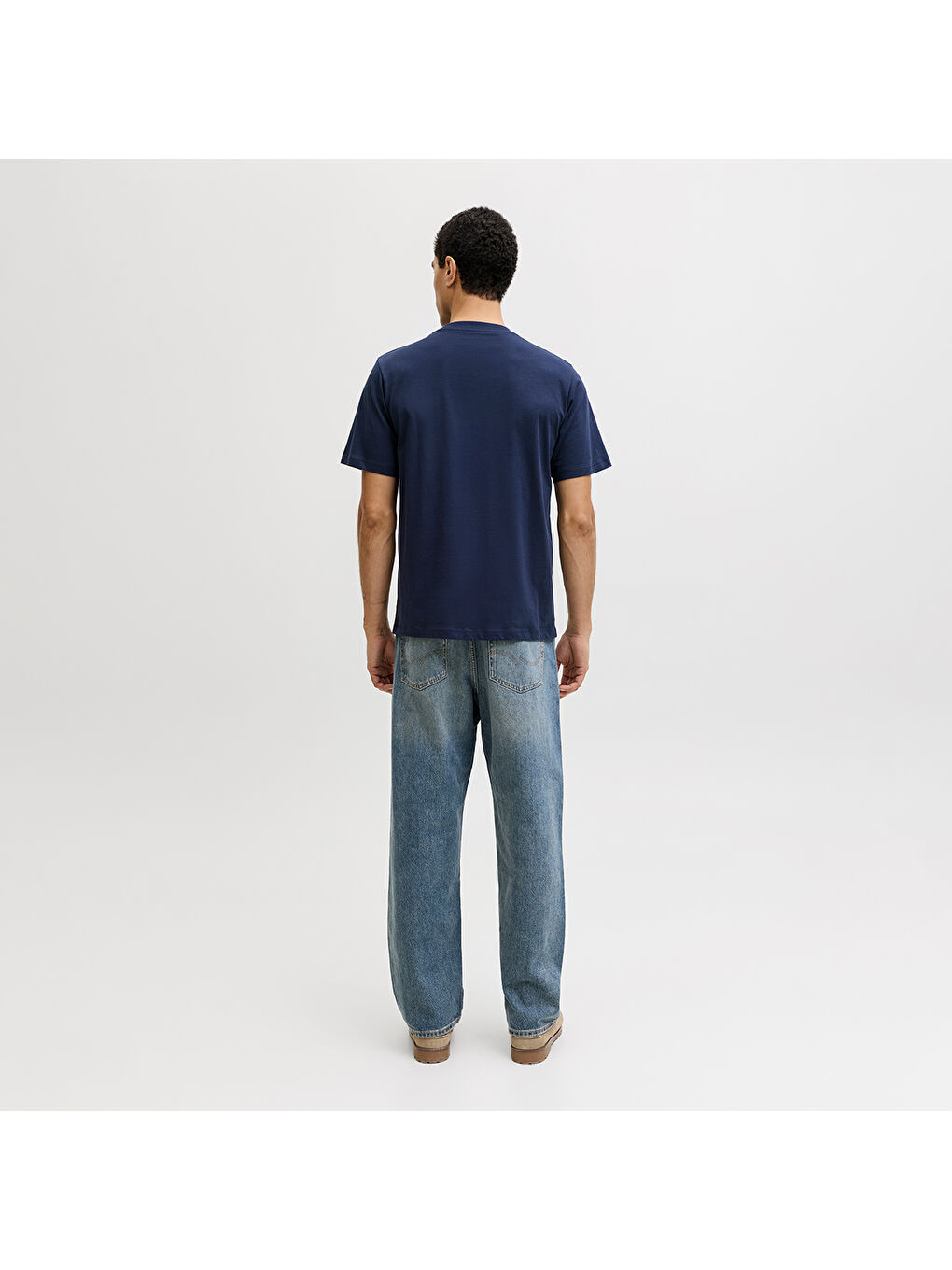 Brandon Erkek Siyah Tişört-1