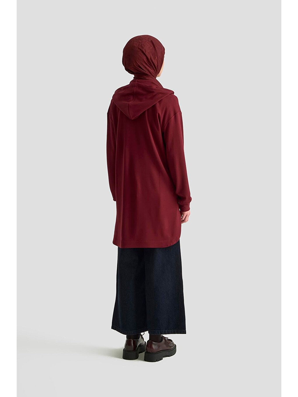 Trend Tunik 25Kt448 Bordo-3