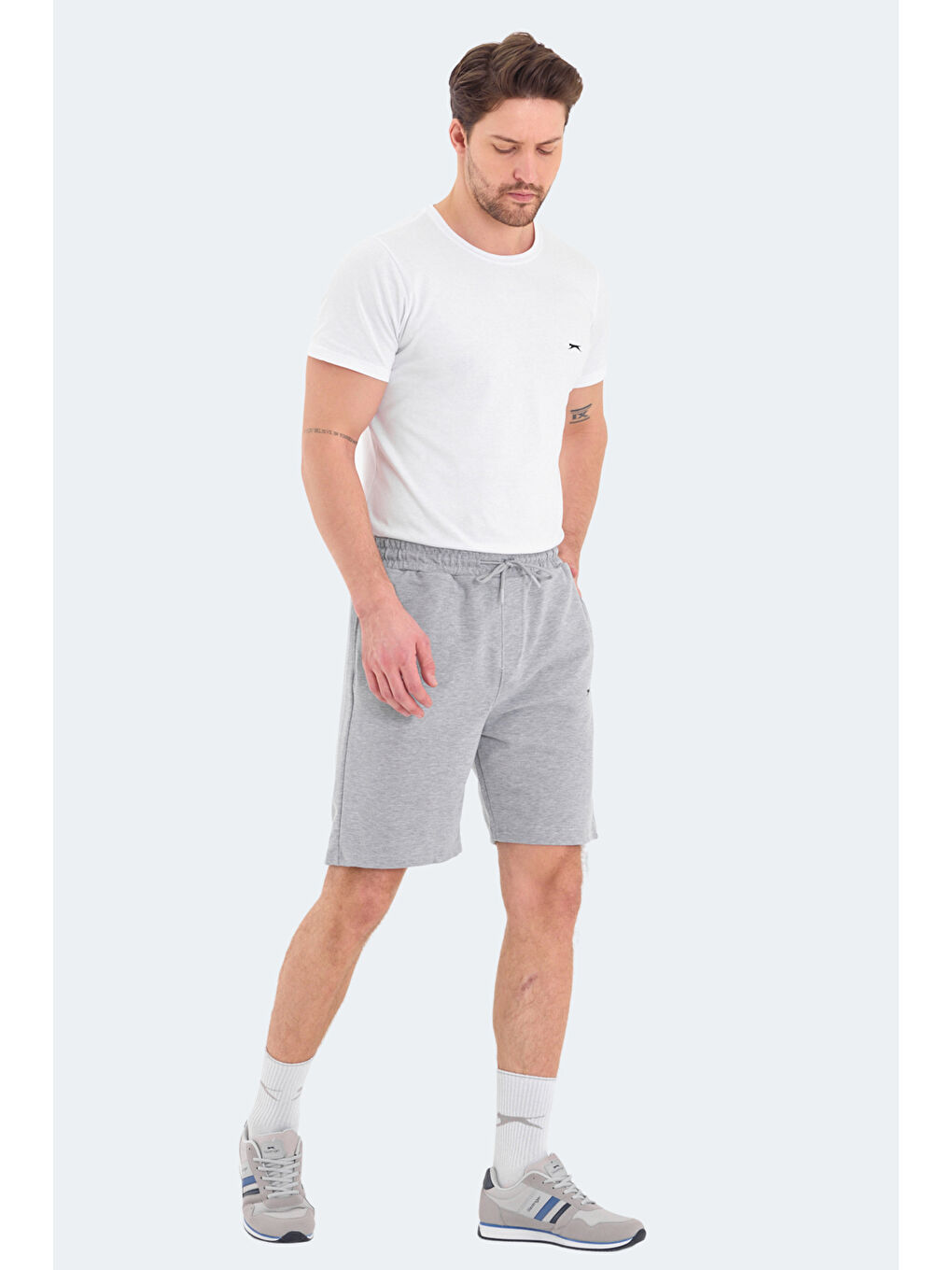 Siyah KALLIE 2 Lİ SET Erkek Şort-6