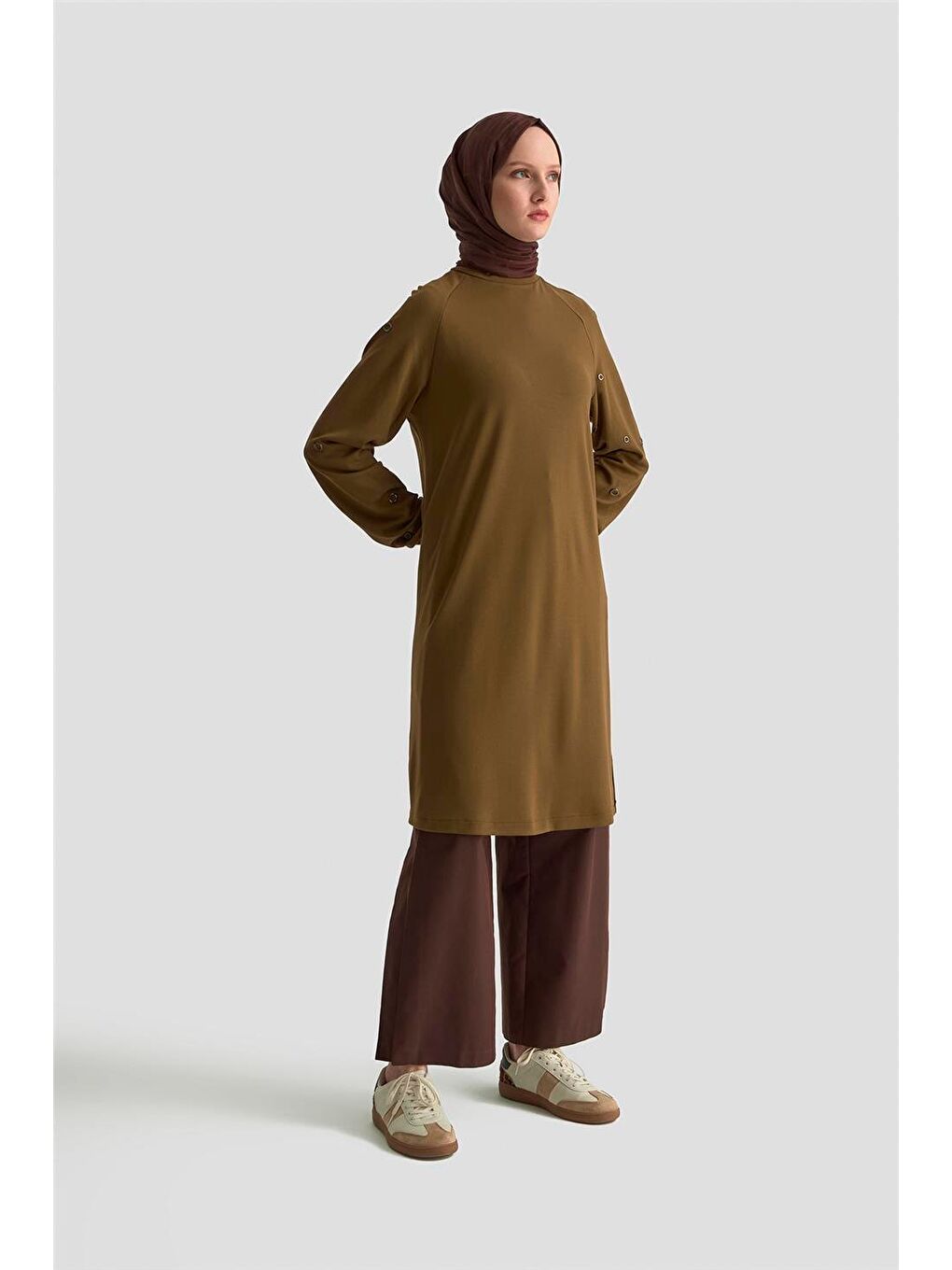 Trend Tunik 25Kt431 Yağ Yeşili-1