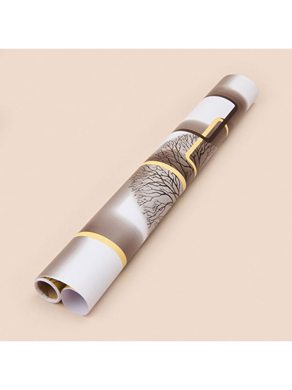 Karışık Çiçek Temalı Yapışkanlı Raf Örtüsü - Asorti - 45x200 cm-4