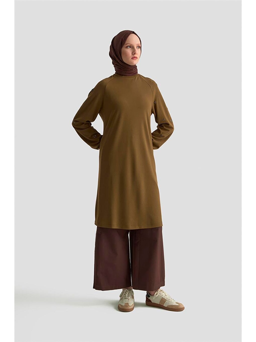 Trend Tunik 25Kt431 Yağ Yeşili-2