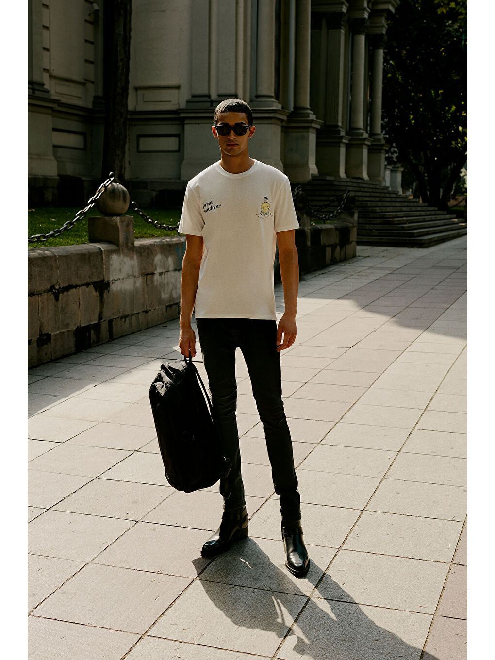 Erkek Siyah Ekstra Slim Fit Dar Kesim Rıss Pamuklu Esnek Denim Jean Pantolon-1