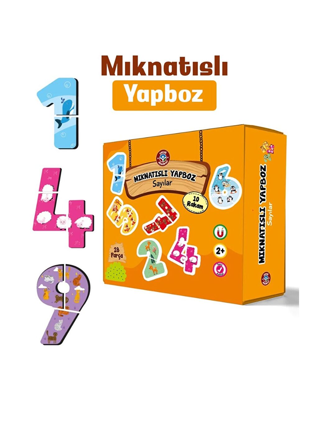 Mıknatıslı Yapboz Sayılar