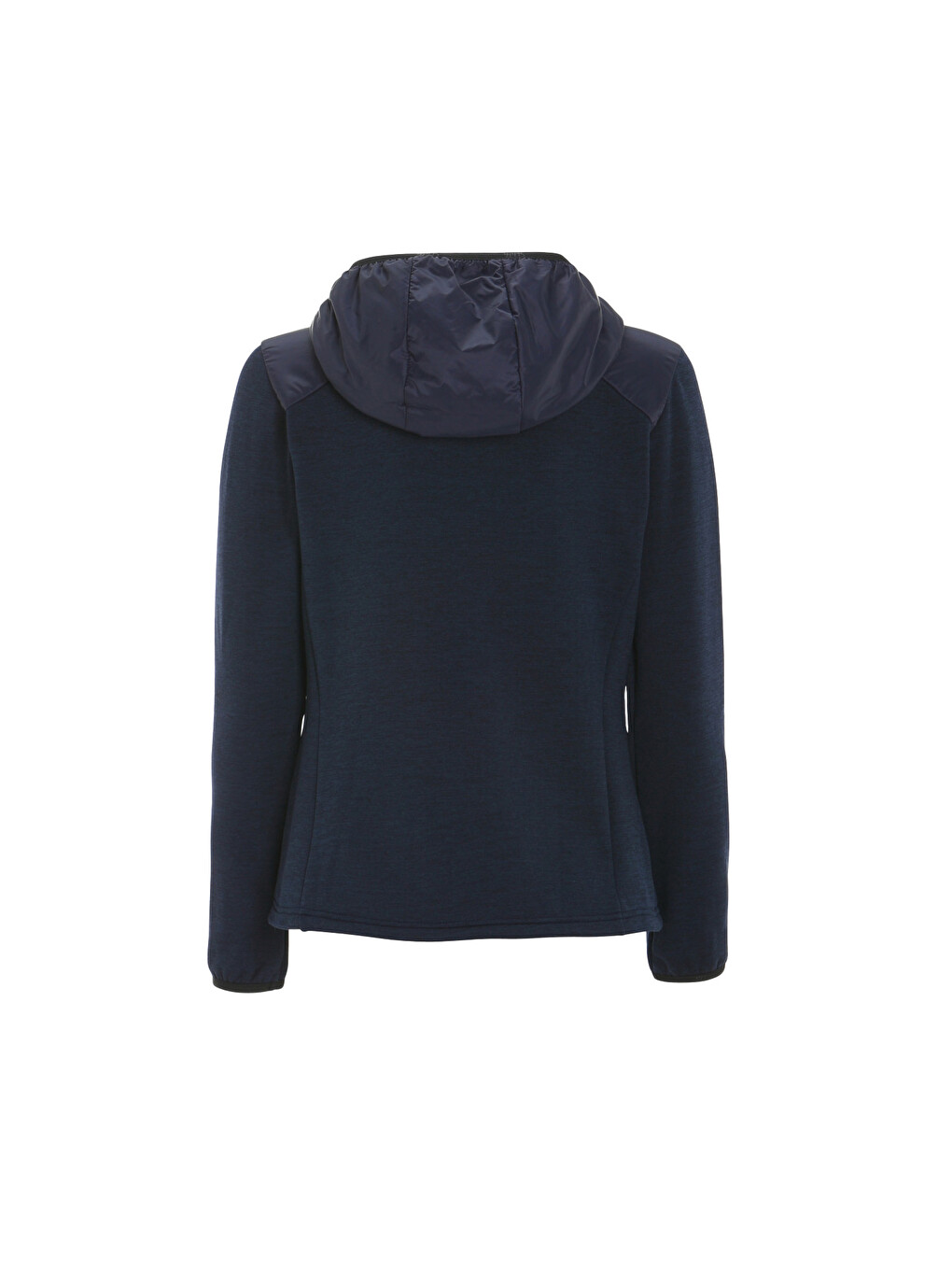 Lacivert Act Ws Hood Hybrid Fleece Kadın Mavi Polar-9