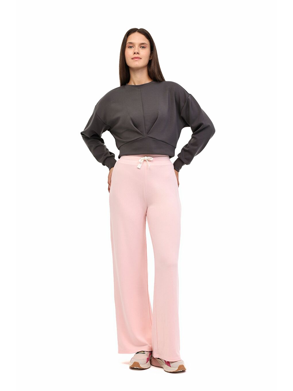 WL 22ALY24FP42211 YOG 5PR Pembe Kadın Eşofman Altı-2