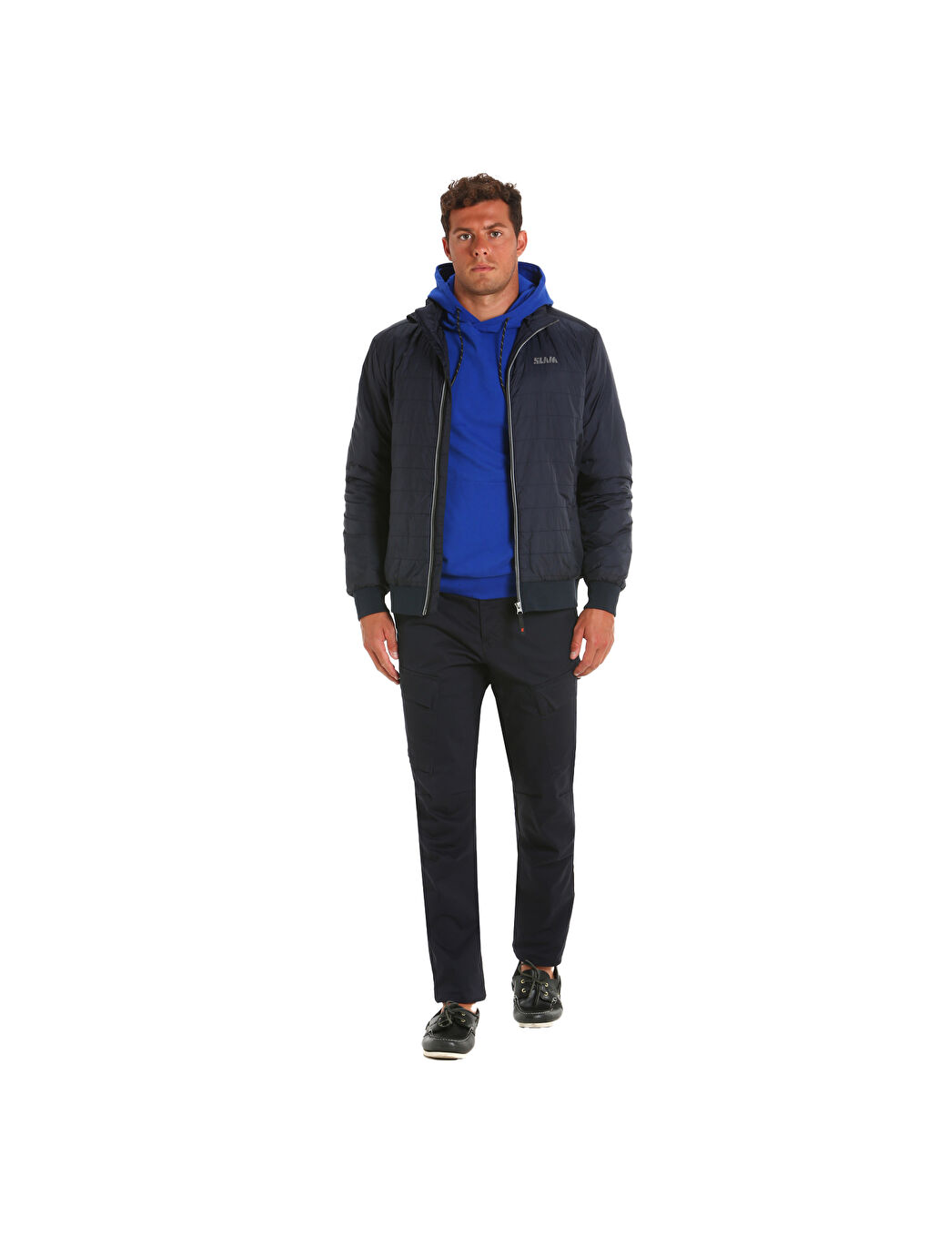 Lacivert Act Graphene Short Erkek Mavi Ceket-2