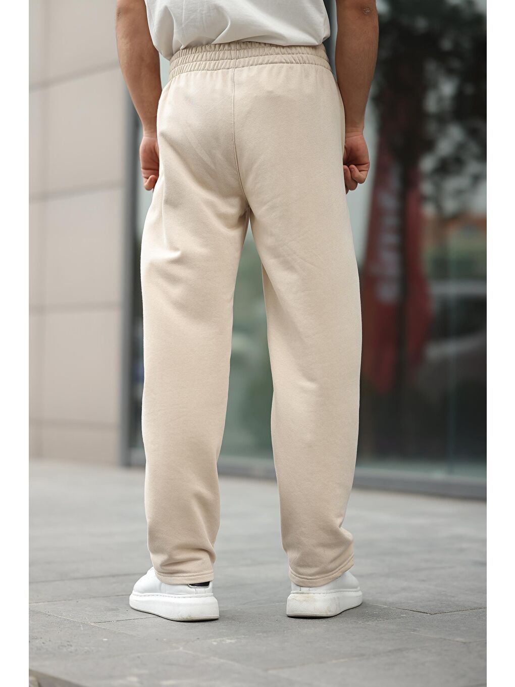 Bej Rahat Kesim Erkek Eşofman Altı E6560-8