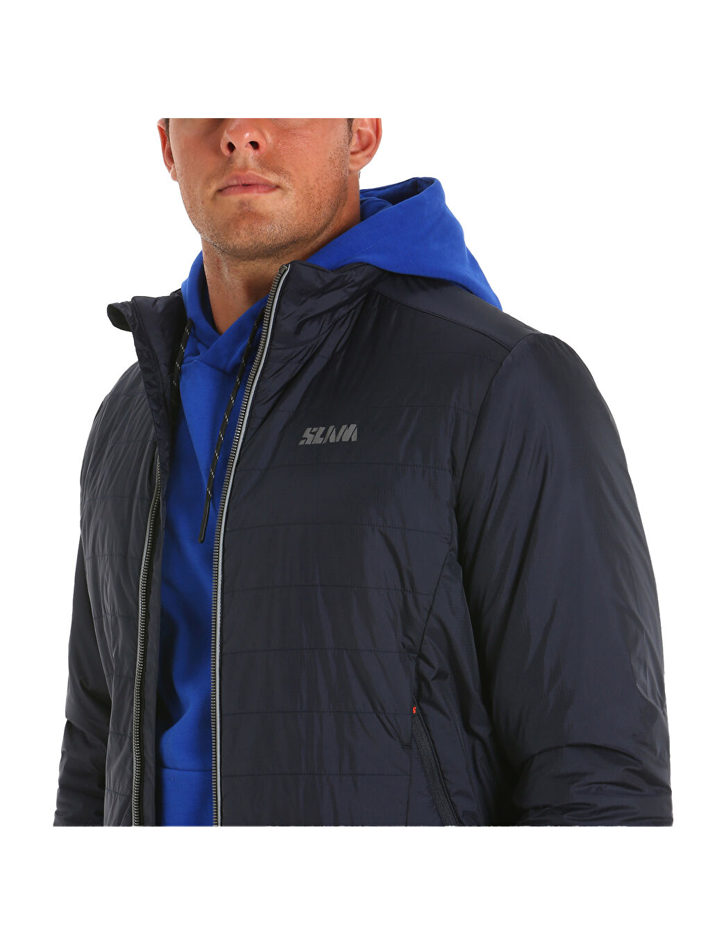 Lacivert Act Graphene Short Erkek Mavi Ceket-5