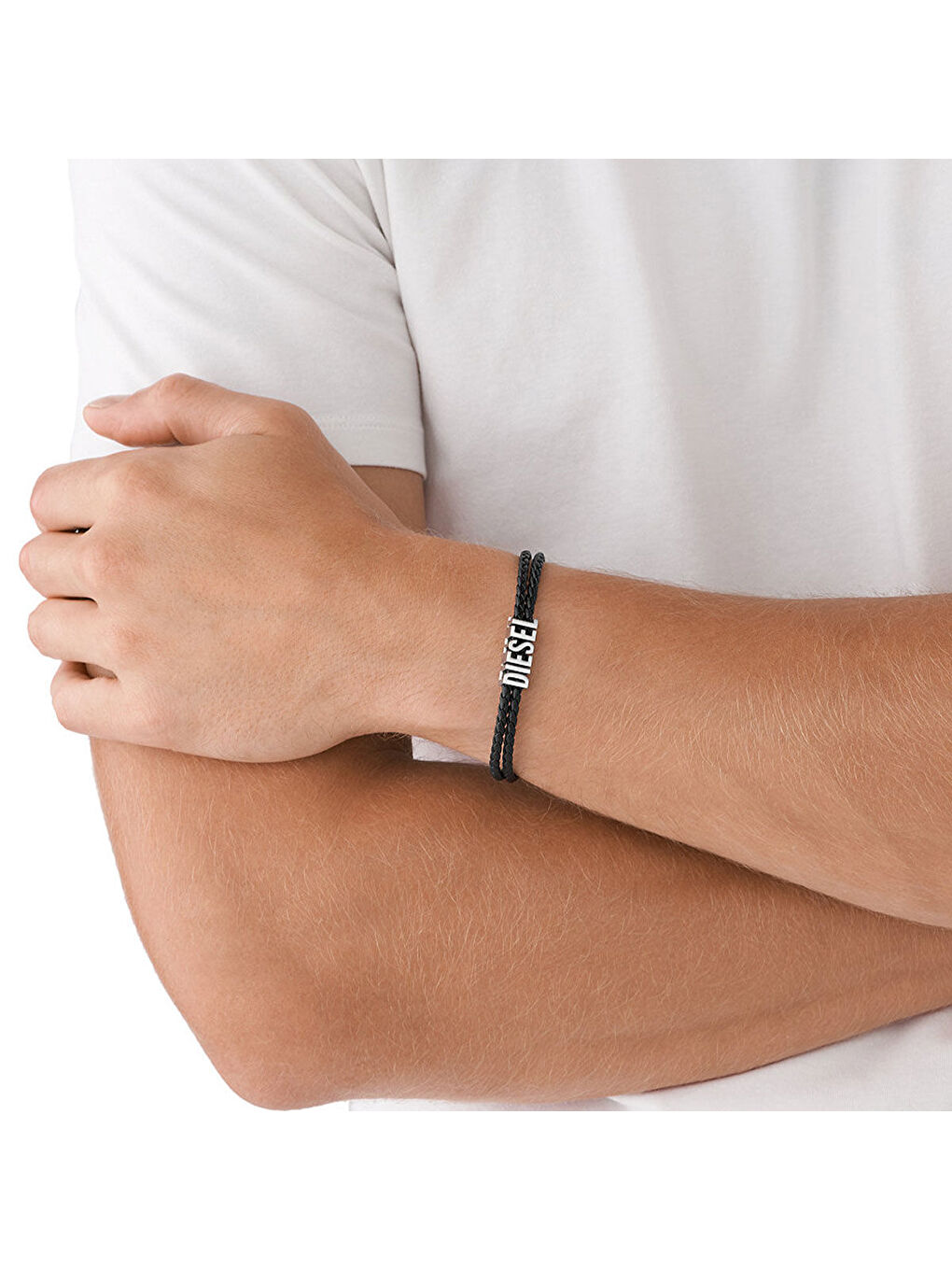 Siyah DJDX1391-040 Erkek Bileklik-2