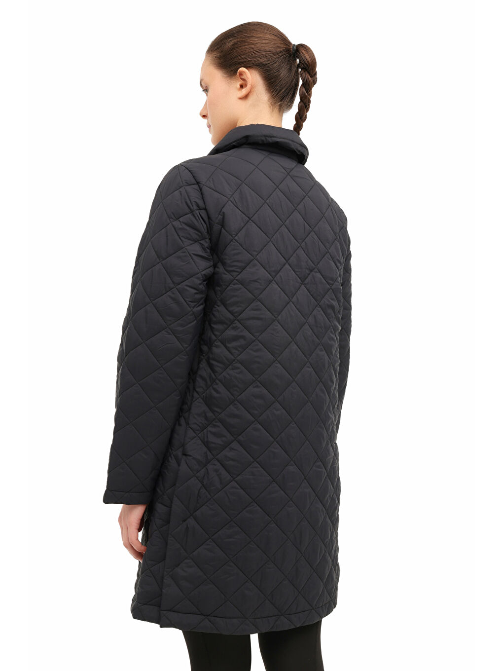 WL 4MERTENS 5PR Siyah Kadın Uzun Kaban-1