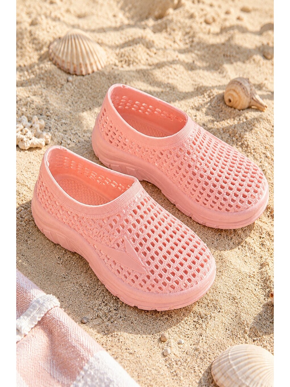 Pembe WAVE Unısex Delikli Kaymaz Taban Deniz Havuz Plaj Ayakkabısı