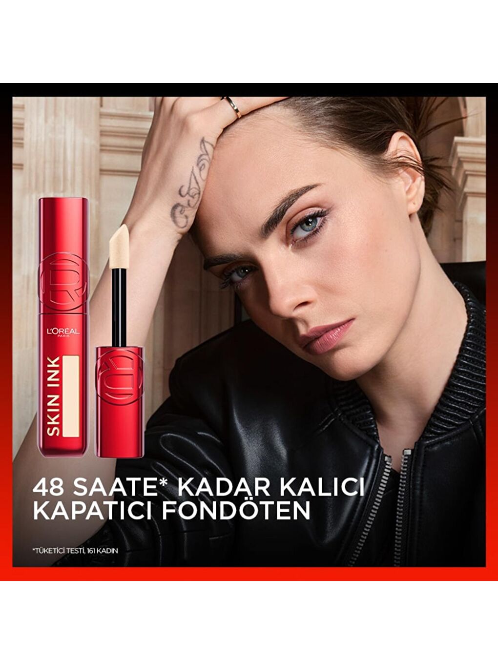 L Oréal Paris Skin Ink Boyu Kapatıcı Fondöten   Nötr Alt Ton 20-4