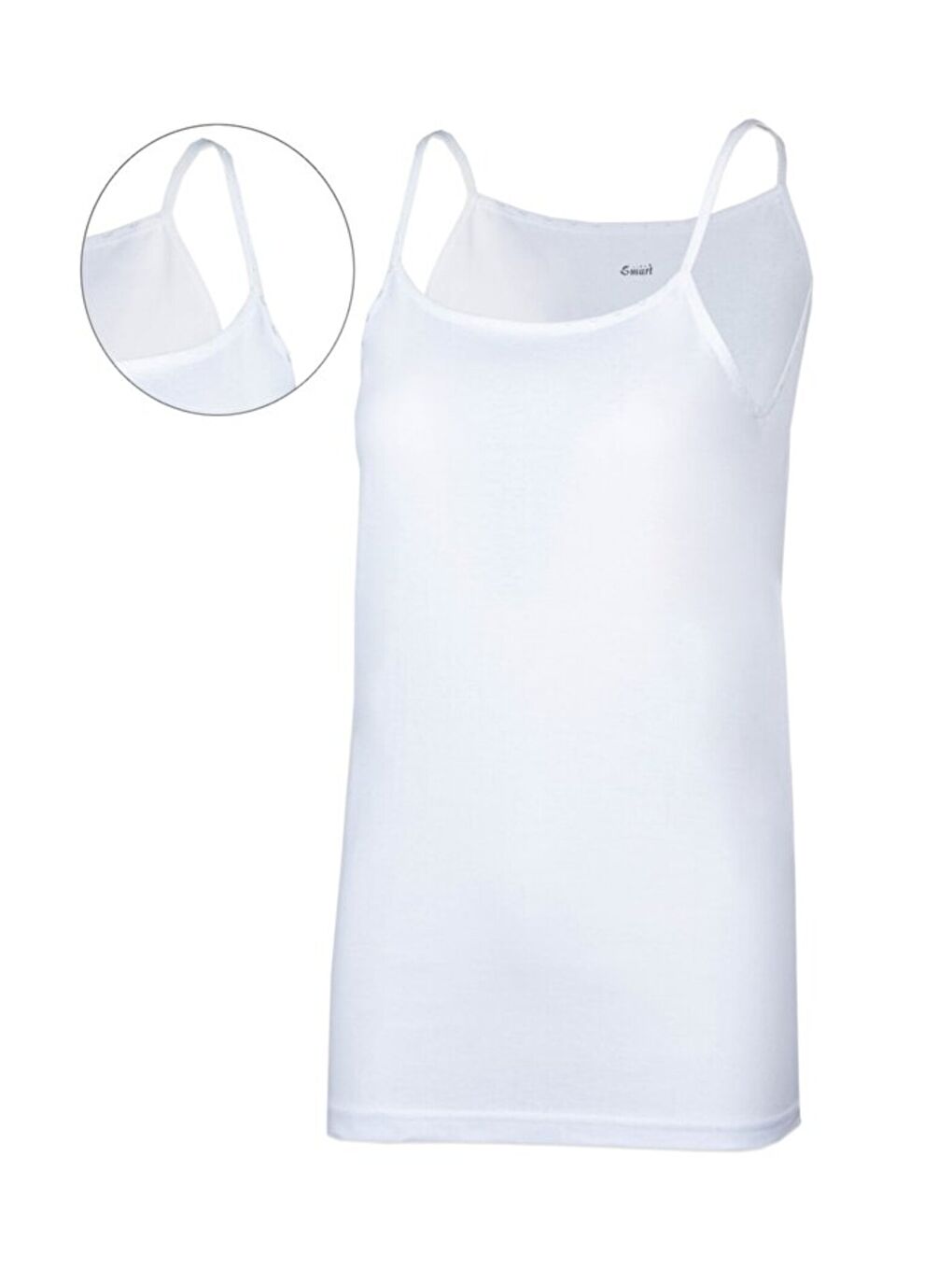 Karışık 6'lı Kadın %100 Pamuk İp Askılı Atlet Patik Çorap Takım-1