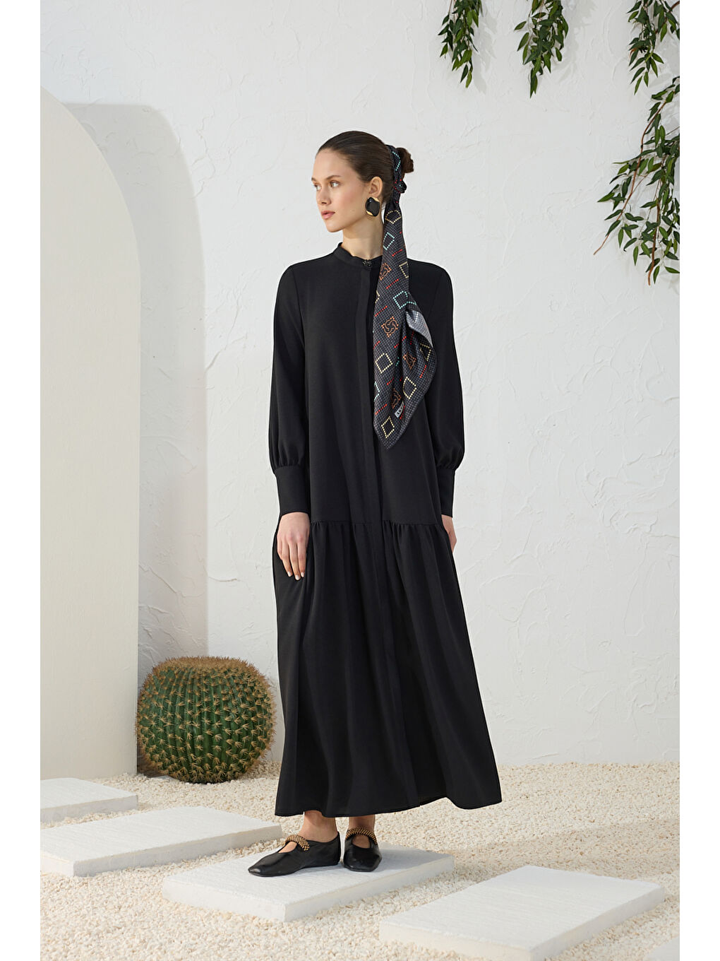 Siyah Mevlana Ferace-3