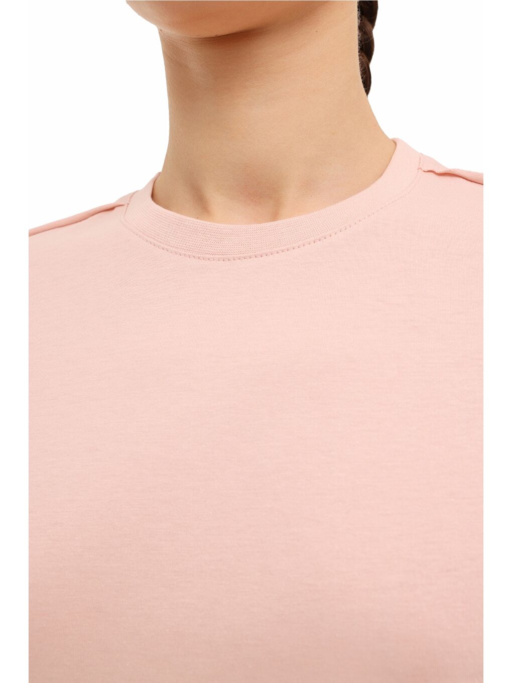 WB 11ADA 6FX Pembe Kadın Kısa Kol T-Shirt-3